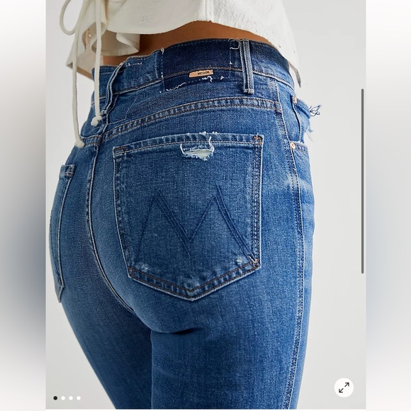 MOTHER High Rise Blue Jeans - Picture 2 of 13